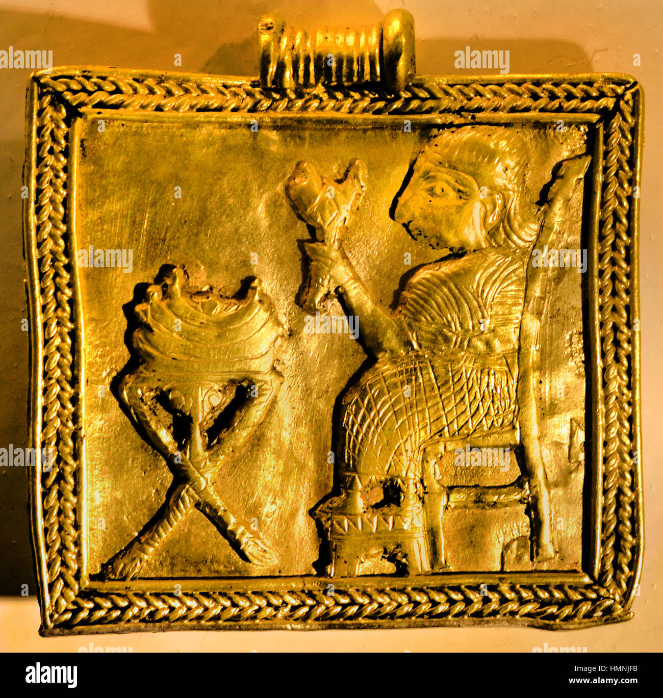 Antike assyrische Stadt Ninive, oberen Mesopotamien (Irak Mosul) Hauptstadt Neo-Assyrian Reich, (Assyrien 2500 – 612 v. Chr.) Stockfoto