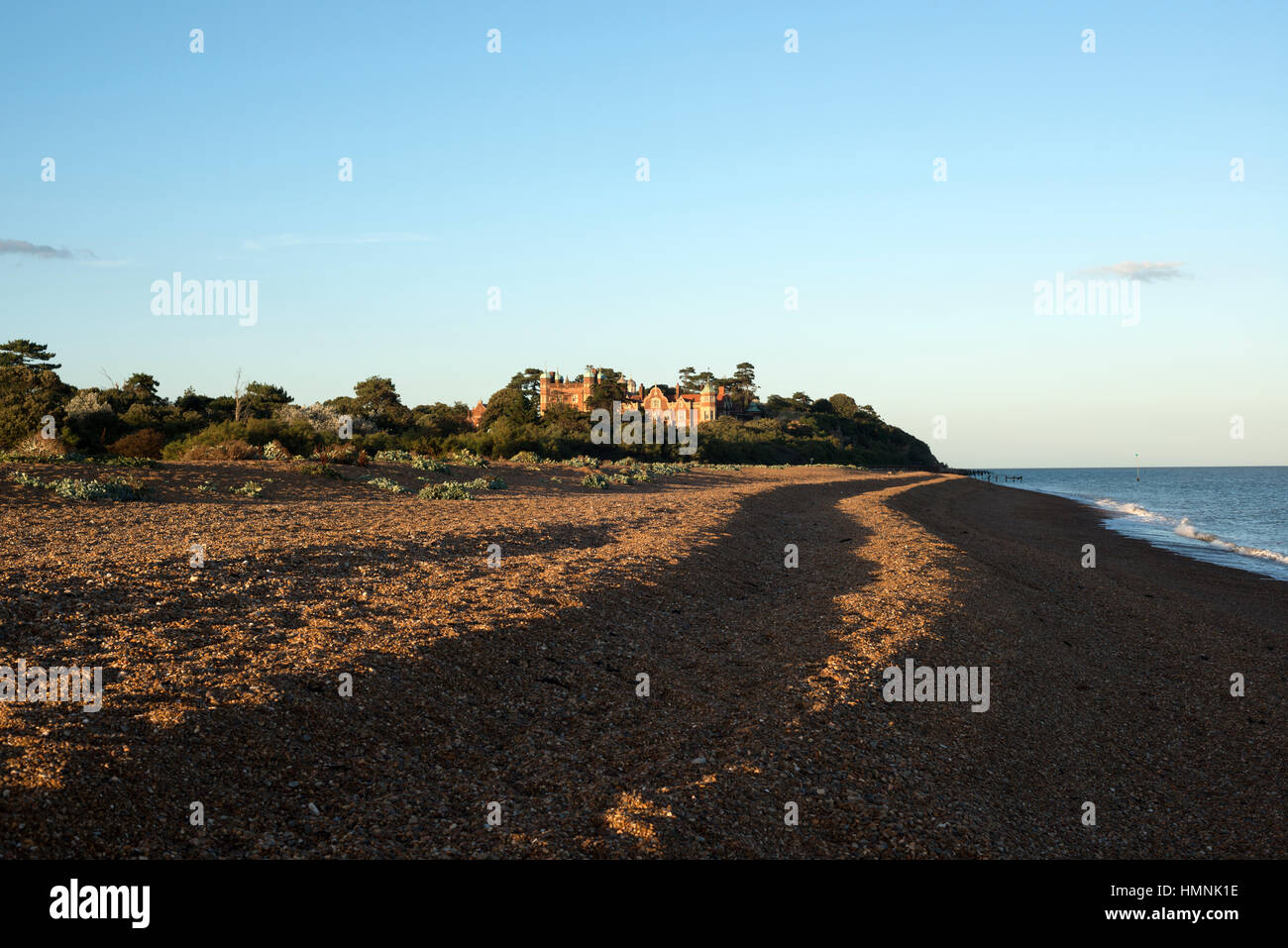 Bawdsey Manor, Bawdsey Fähre, Suffolk, England. Stockfoto