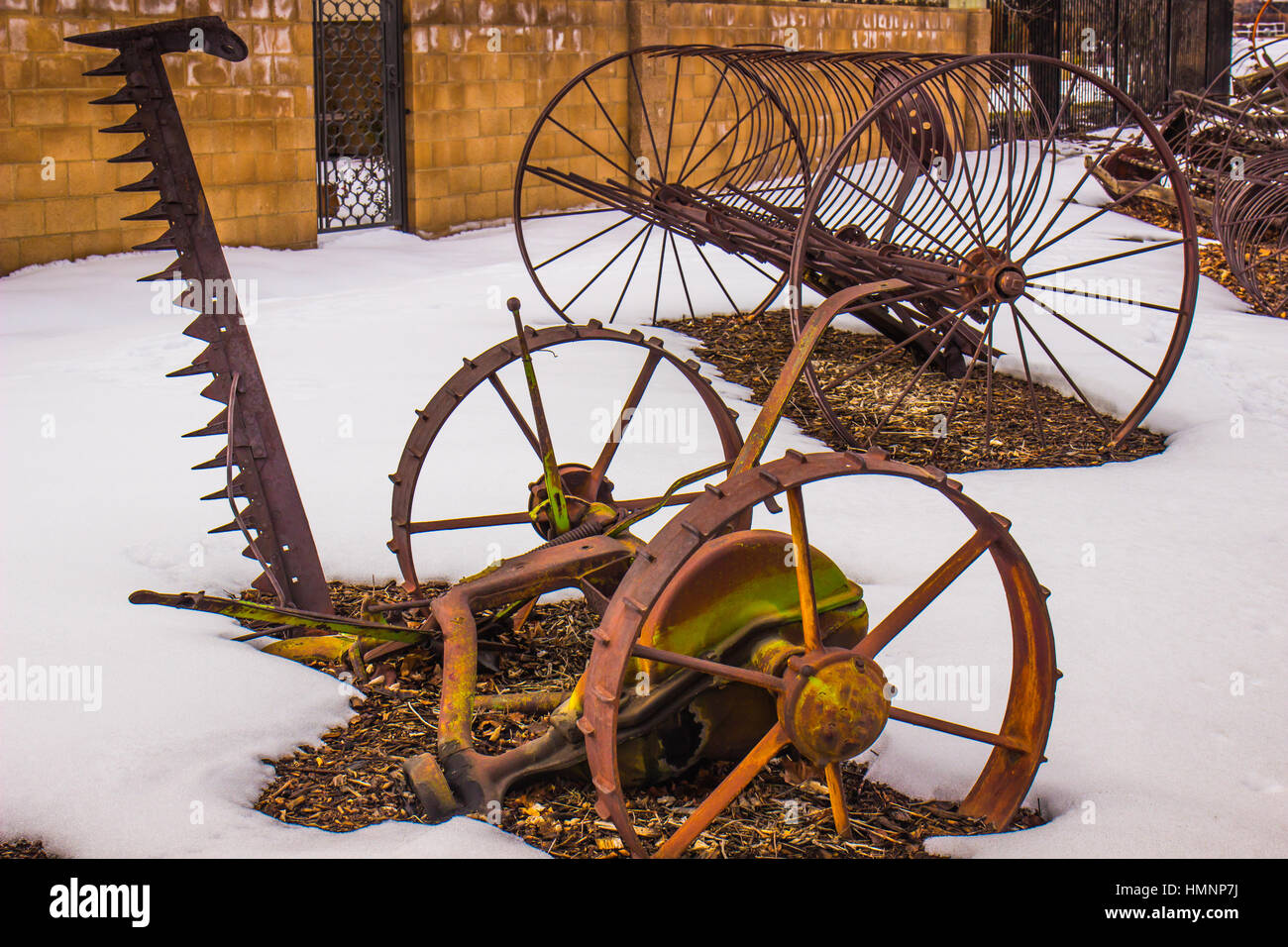 Vintage Stone Pulver Haus verwendet für die Speicherung von Dynamit im 18. Jahrhundert Stockfoto