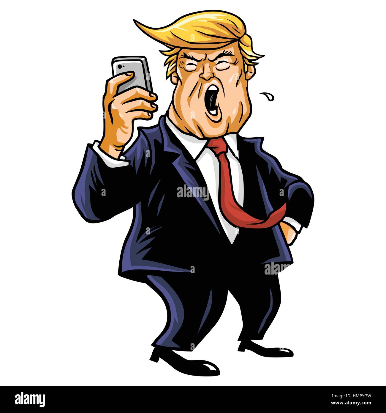 Donald trump abbildung ausgeschnittene stockfotos und bilder alamy
