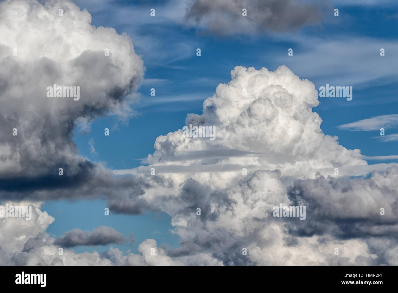 Wolkenbildung in den kolumbianischen Himmel Südamerika, Landschaft, Natur, Natur, Regen, Sturm, Wasser, Wetter Stockfoto
