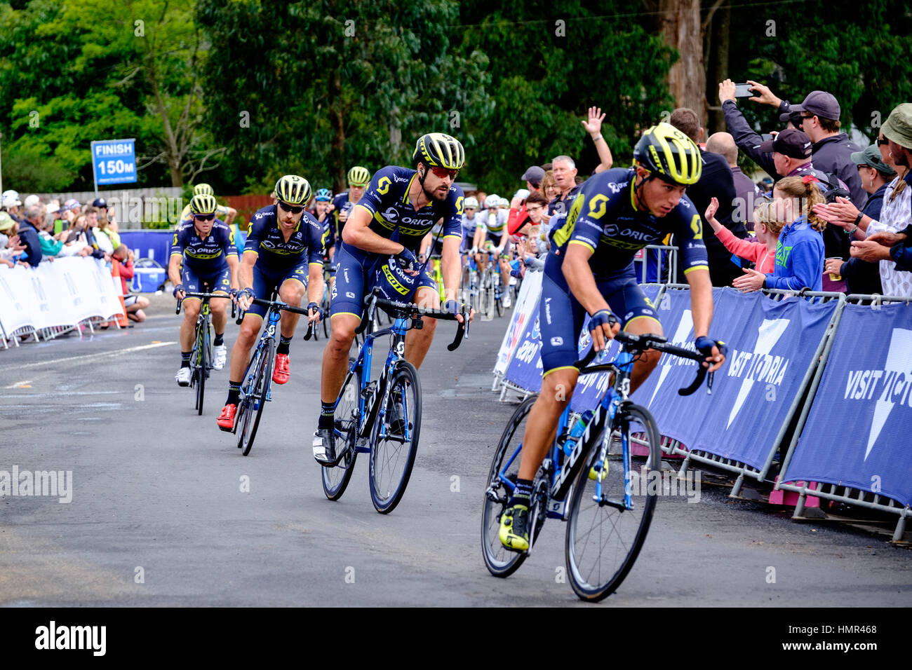 Jayco Herald Sun Tour 2017, Stufe 4, Kinglake Stockfoto