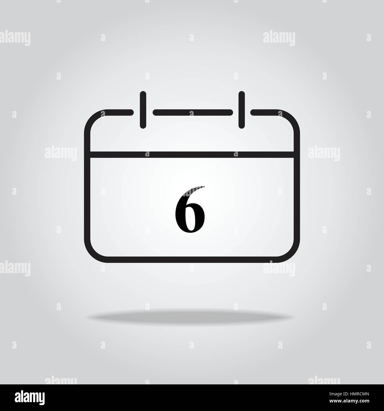 Kalender-Icon. Vektor-illustration Stock Vektor