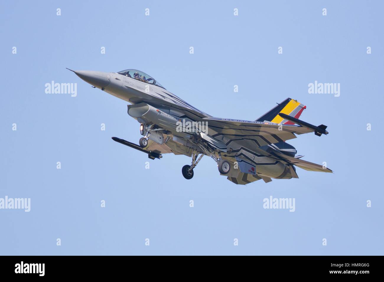Belgische Luft Komponente f-16 Fighting Falcon Stockfoto