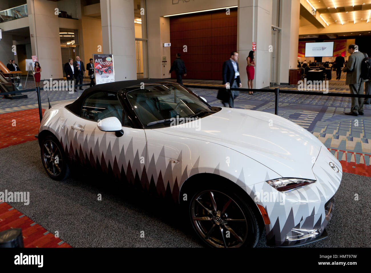 2017 Mazda MX-5 Miata RF auf Washington Auto Show - Washington, DC USA Stockfoto