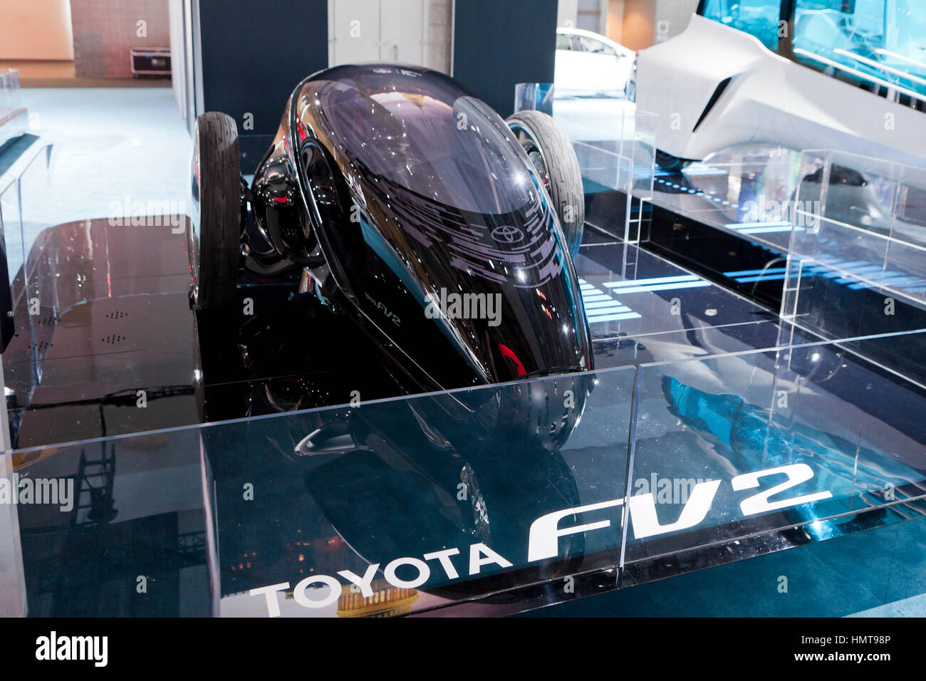 Toyota FV2 Konzeptfahrzeug auf dem Display an der 2017 Washington Auto Show - Washington, DC USA Stockfoto