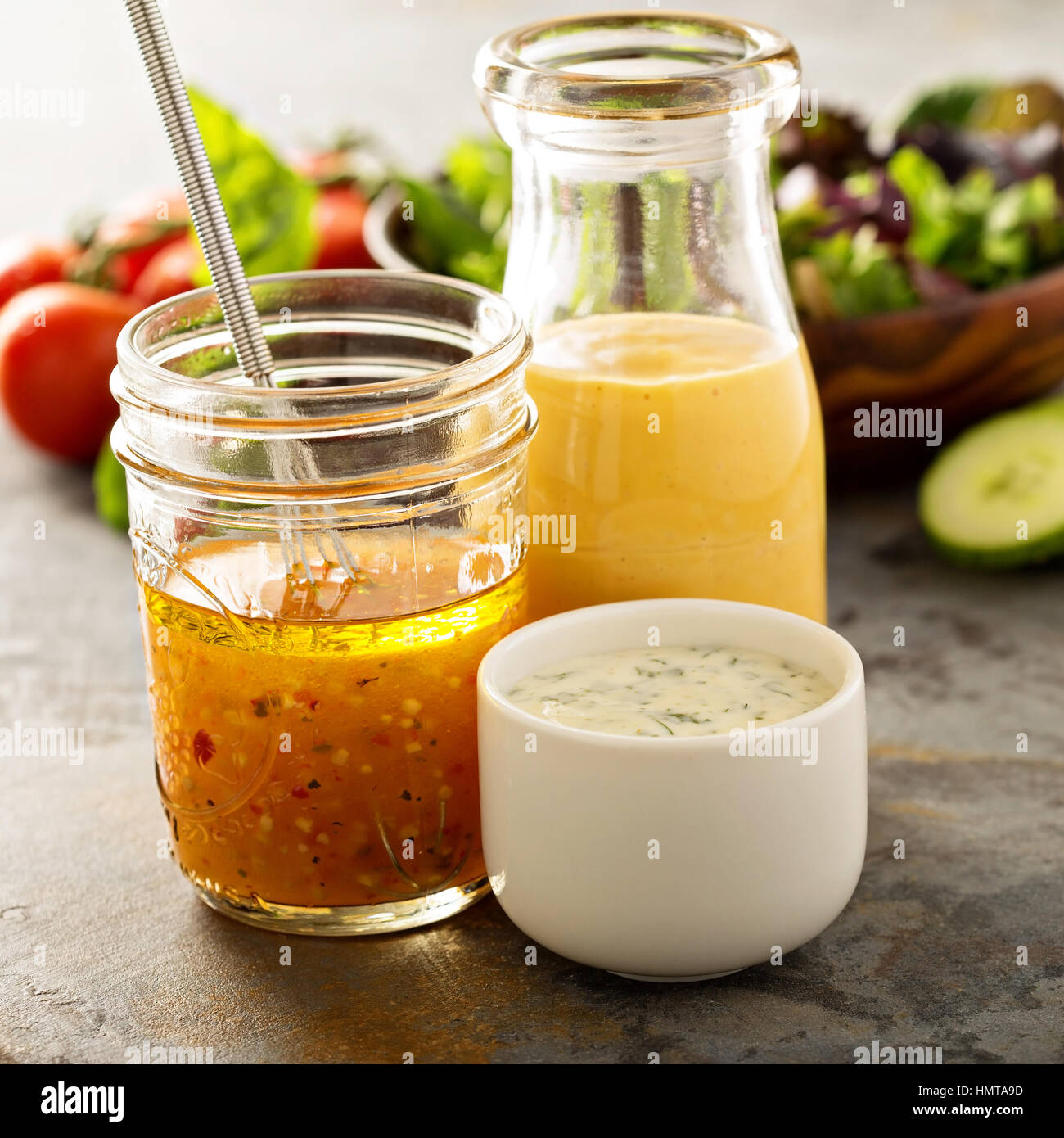 Salat Sosse Stockfotos Und Bilder Kaufen Alamy