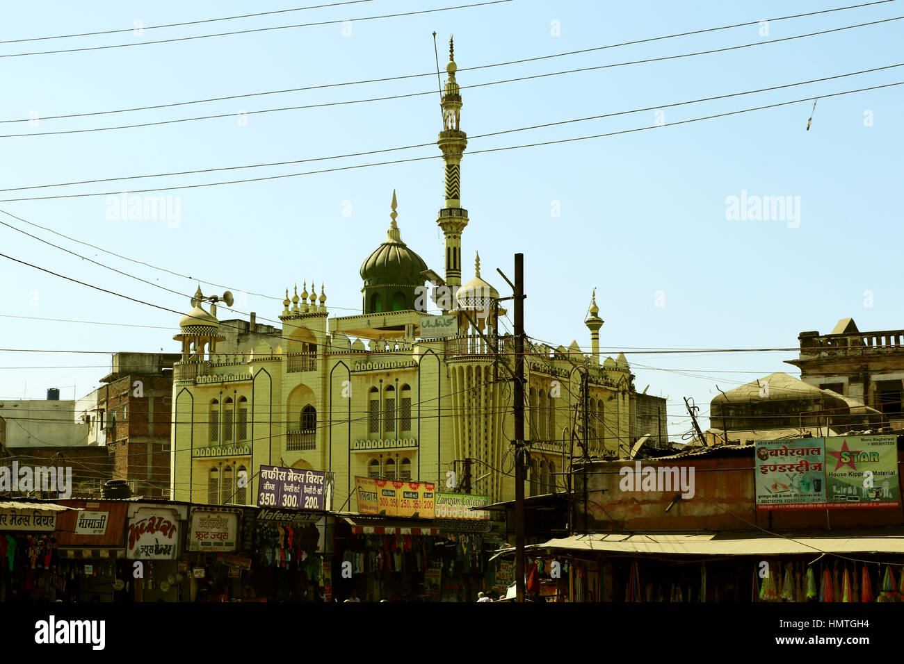 Kauft Moti Masjid, Indore Stockfoto