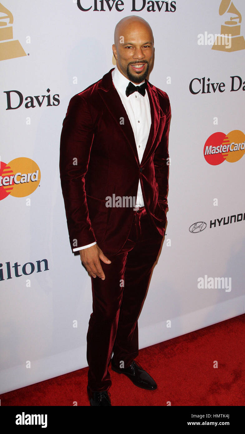 8. Februar 2015 - Los Angeles, CA, Vereinigte Staaten von Amerika - 7. Februar 2015 - Los Angeles, Kalifornien - Common. Pre-GRAMMY-Gala und Gruß an Industrie-Icons mit Clive Davis zu Ehren Martin Bandier statt im Beverly Hilton Hotel. Bildnachweis: AdMedia (Kredit-Bild: © AdMedia über ZUMA Draht) Stockfoto
