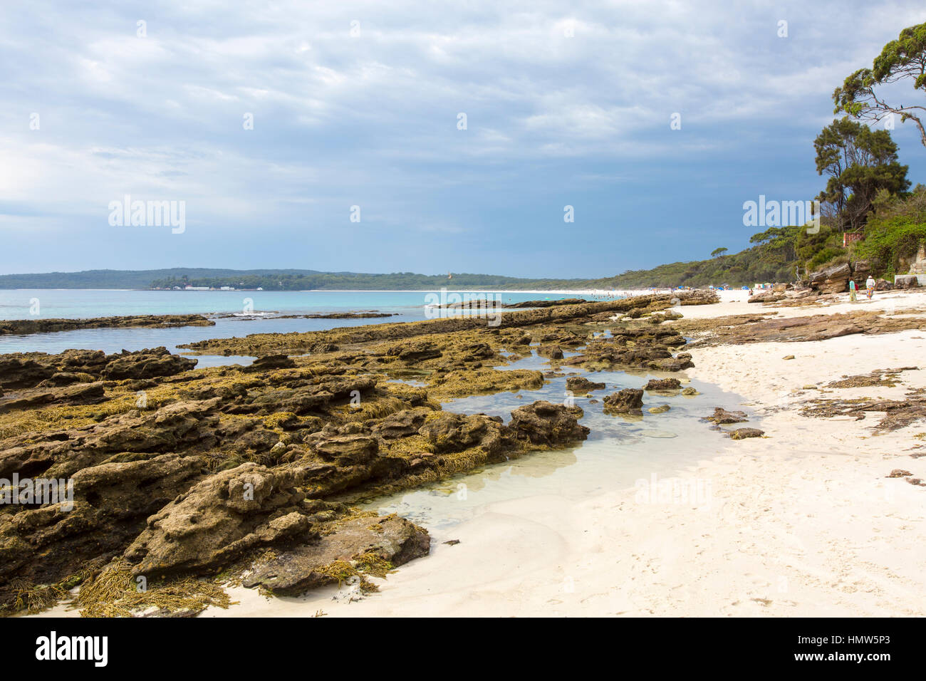 Hyams Beach an der Südküste von New South Wales, Australien Stockfoto