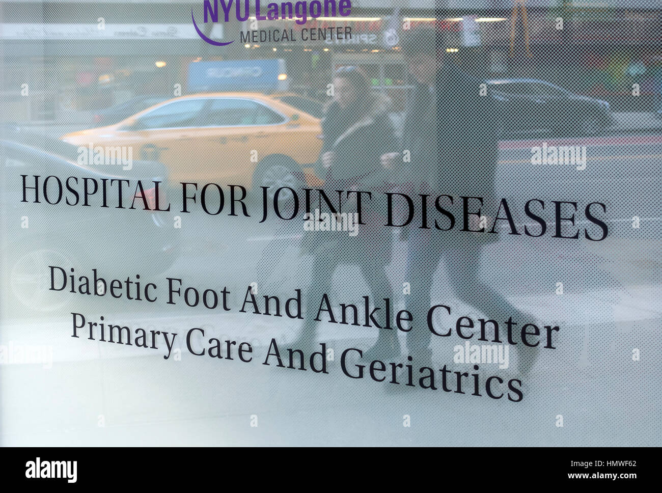 Krankenhaus für Gelenkerkrankungen in New York City Stockfoto