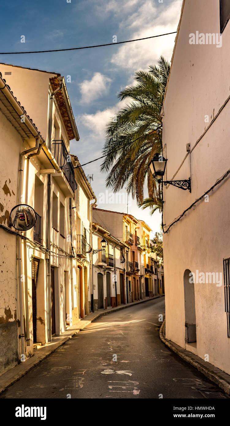 Tarbena ist eine Gemeinde in der Comarca Marina Baixa, Alicante, Valencia, Spanien. Stockfoto