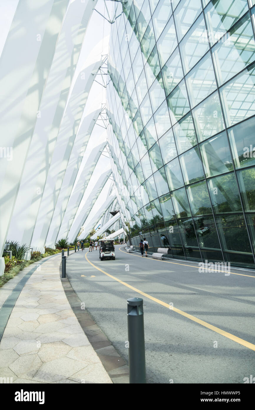 8. Dezember 2016 Singapur. Gebäude im Park Gardens Bay, Singapur. Stockfoto