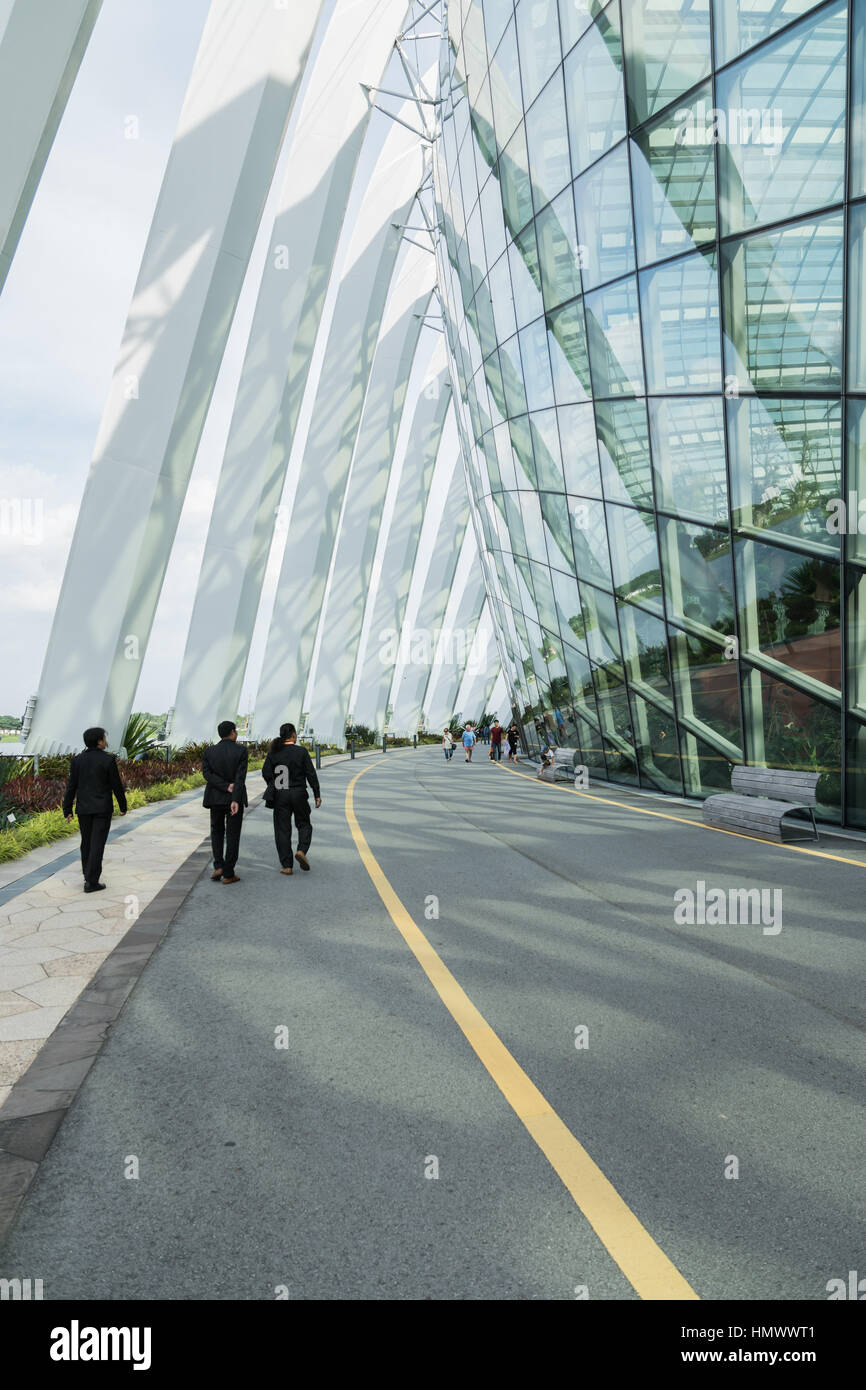 8. Dezember 2016 Singapur. Gebäude im Park Gardens Bay, Singapur. Stockfoto