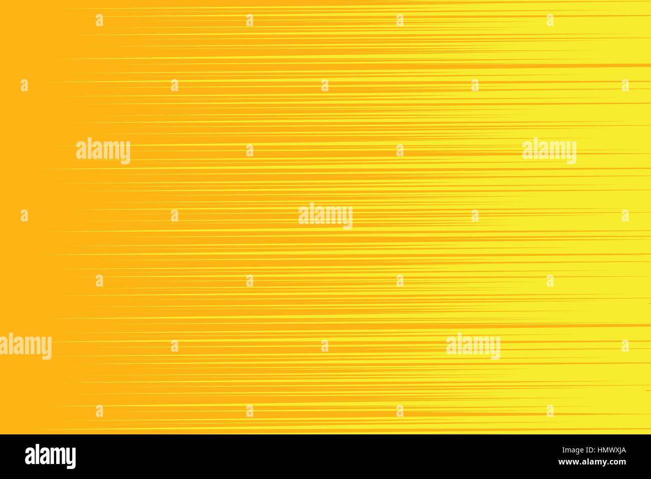 Retro-Orange gelbe horizontale Schummerung Hintergrund Stock Vektor