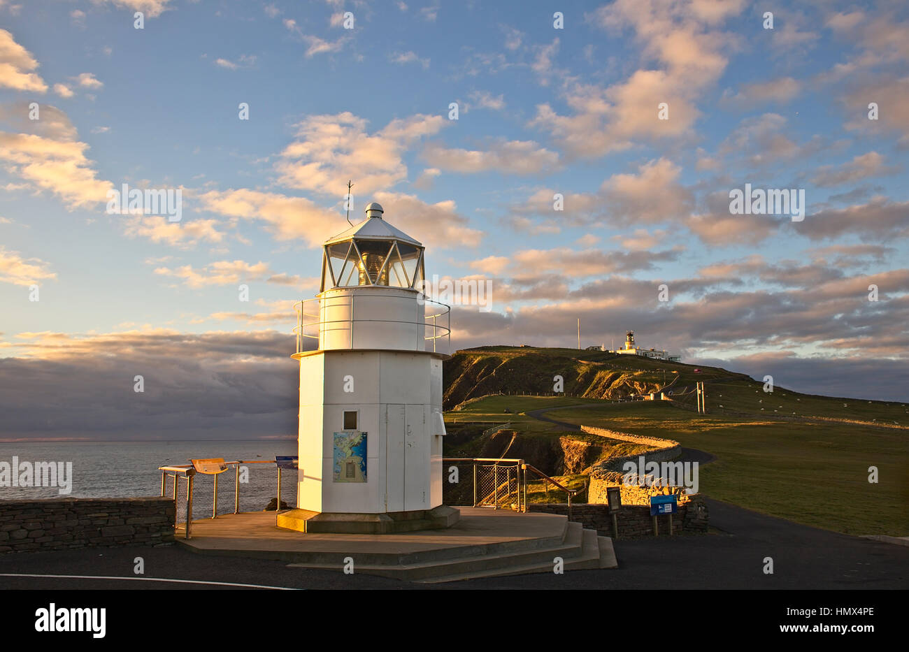 Licht des frühen Morgens, Sumburgh Head, Shetland, Schottland, Vereinigtes Königreich. Stockfoto