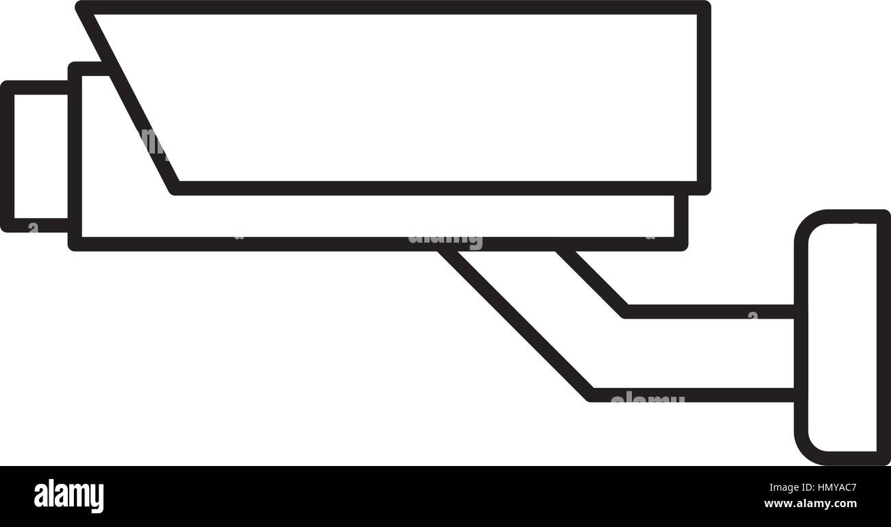 CCTV-Kamera isoliert Symbol Vektor-Illustration-design Stock Vektor