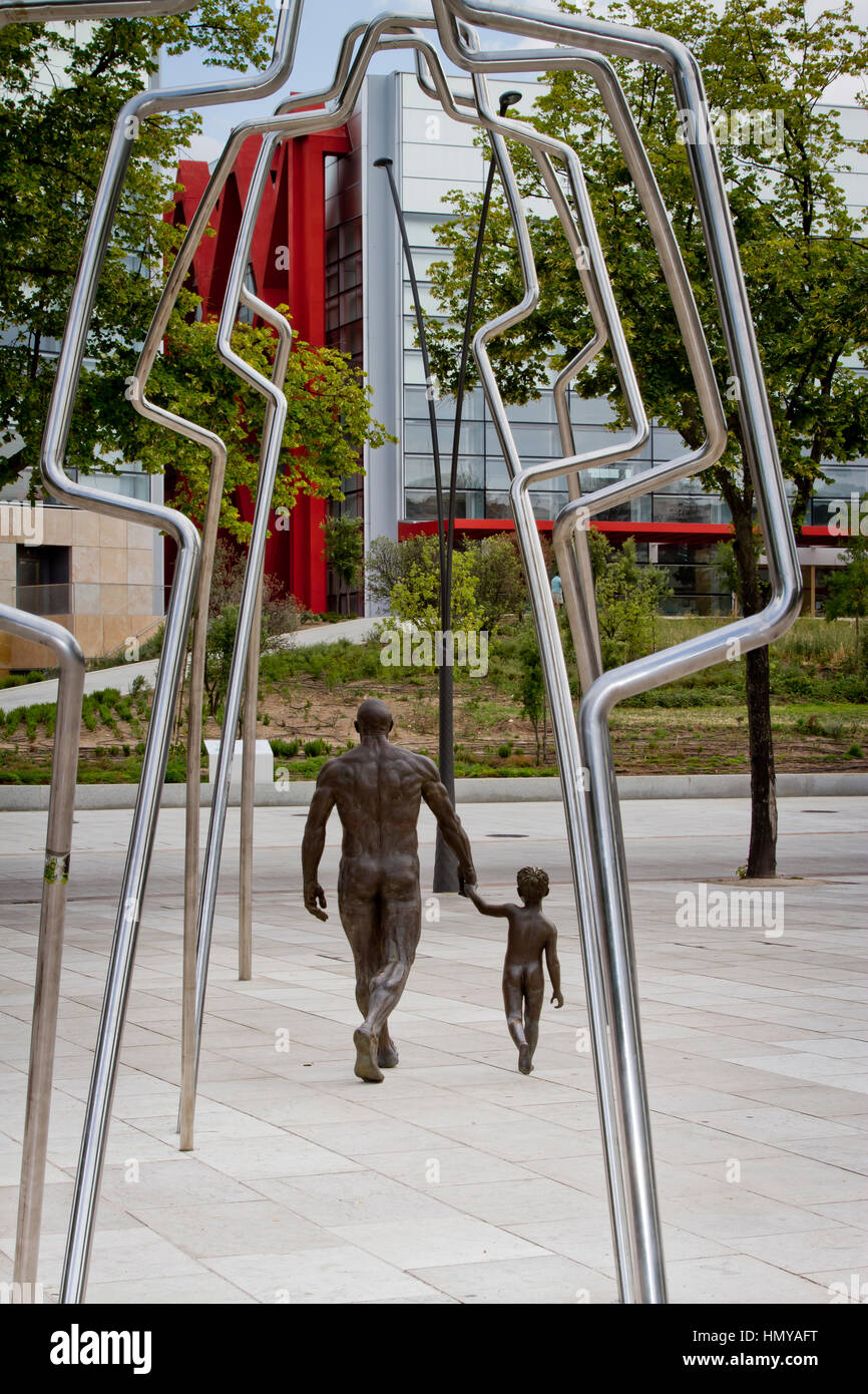 Museum of Human Evolution. Burgos-Stadt. Kastilien und Leon, Spanien. Stockfoto