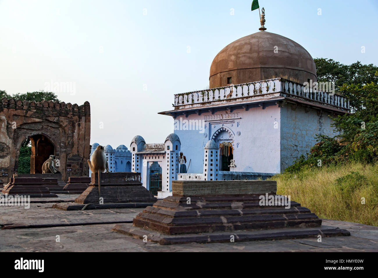 Schrein und Gräber, Ranthambore Grab, Rajasthan, Indien Stockfoto