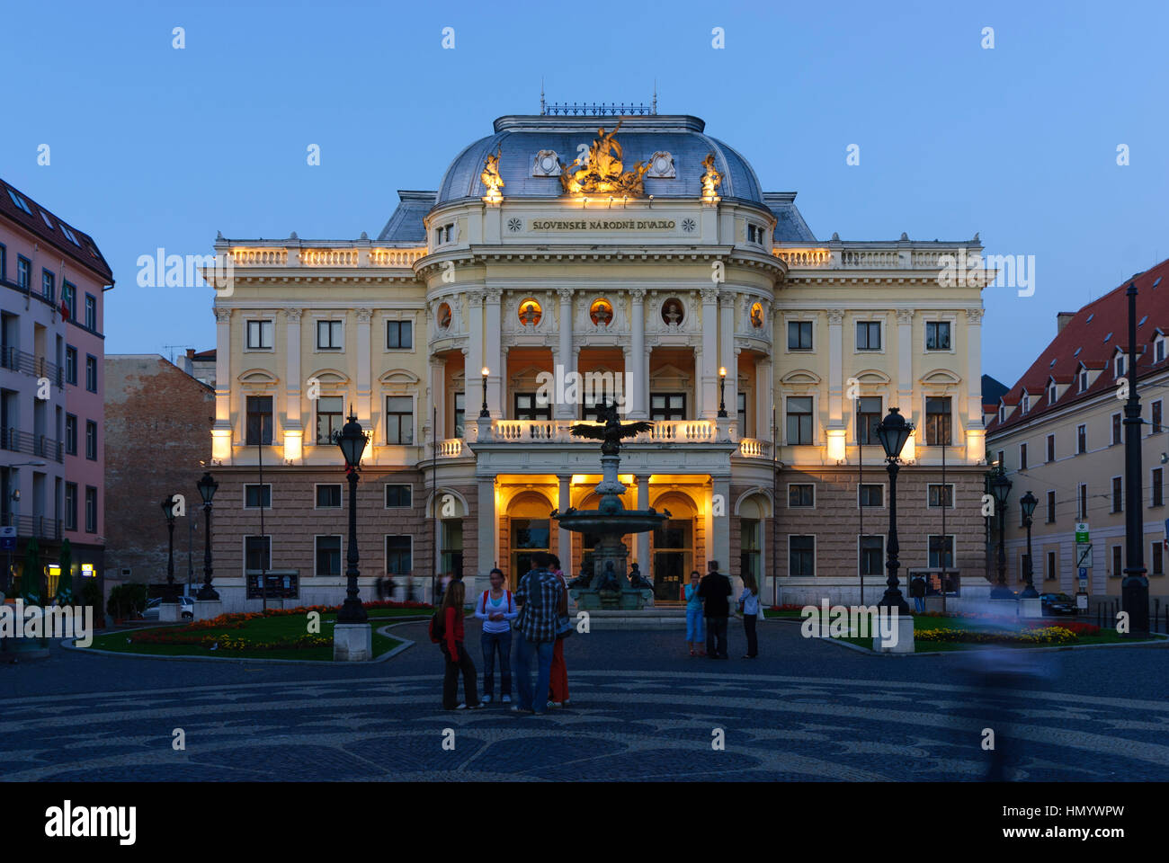 Bratislava (Preßburg): Slowakische National Theater,,, Deutschland Stockfoto