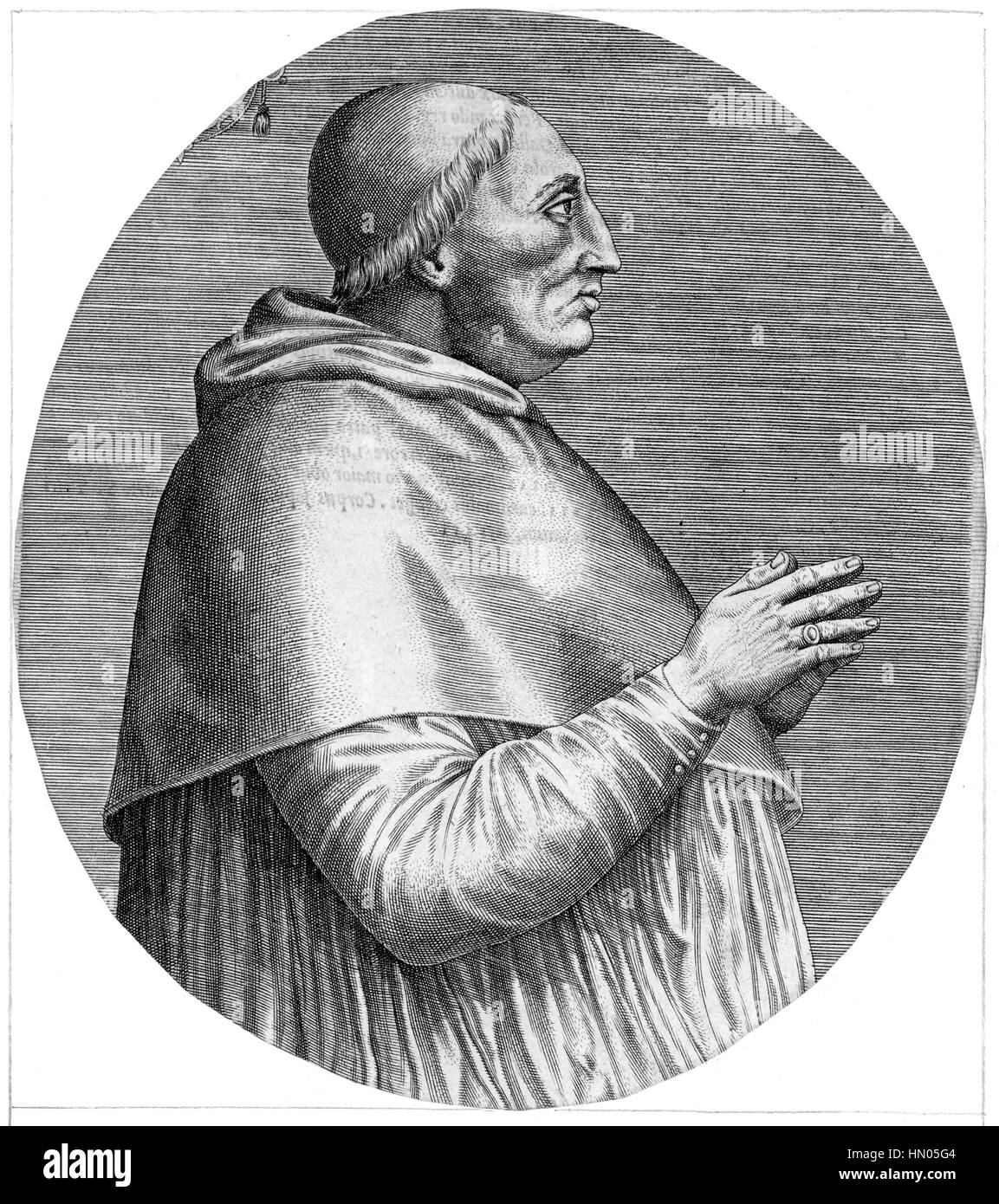 PAPST INNOZENZ VIII (1432-1492) Stockfoto