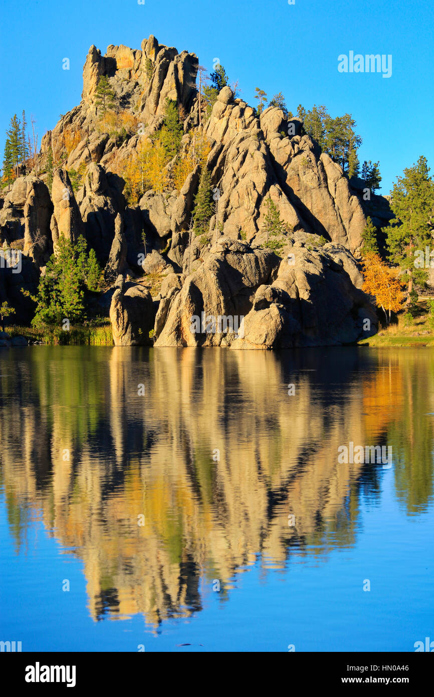 Sylvan Lake, Custer State Park, Black Hills, South Dakota, USA, Stockfoto