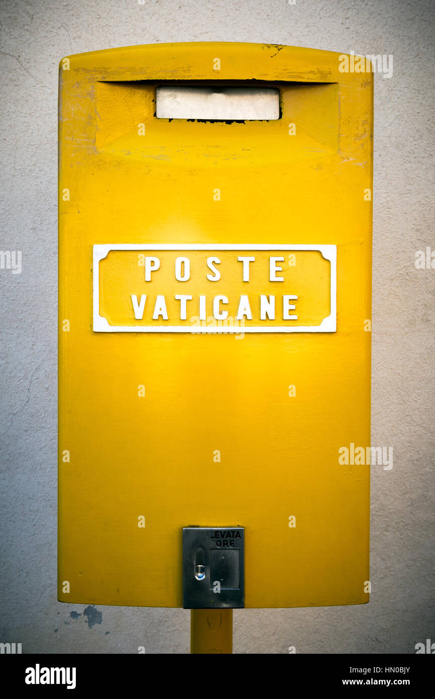 Vatikanische Post Office Box Stockfoto