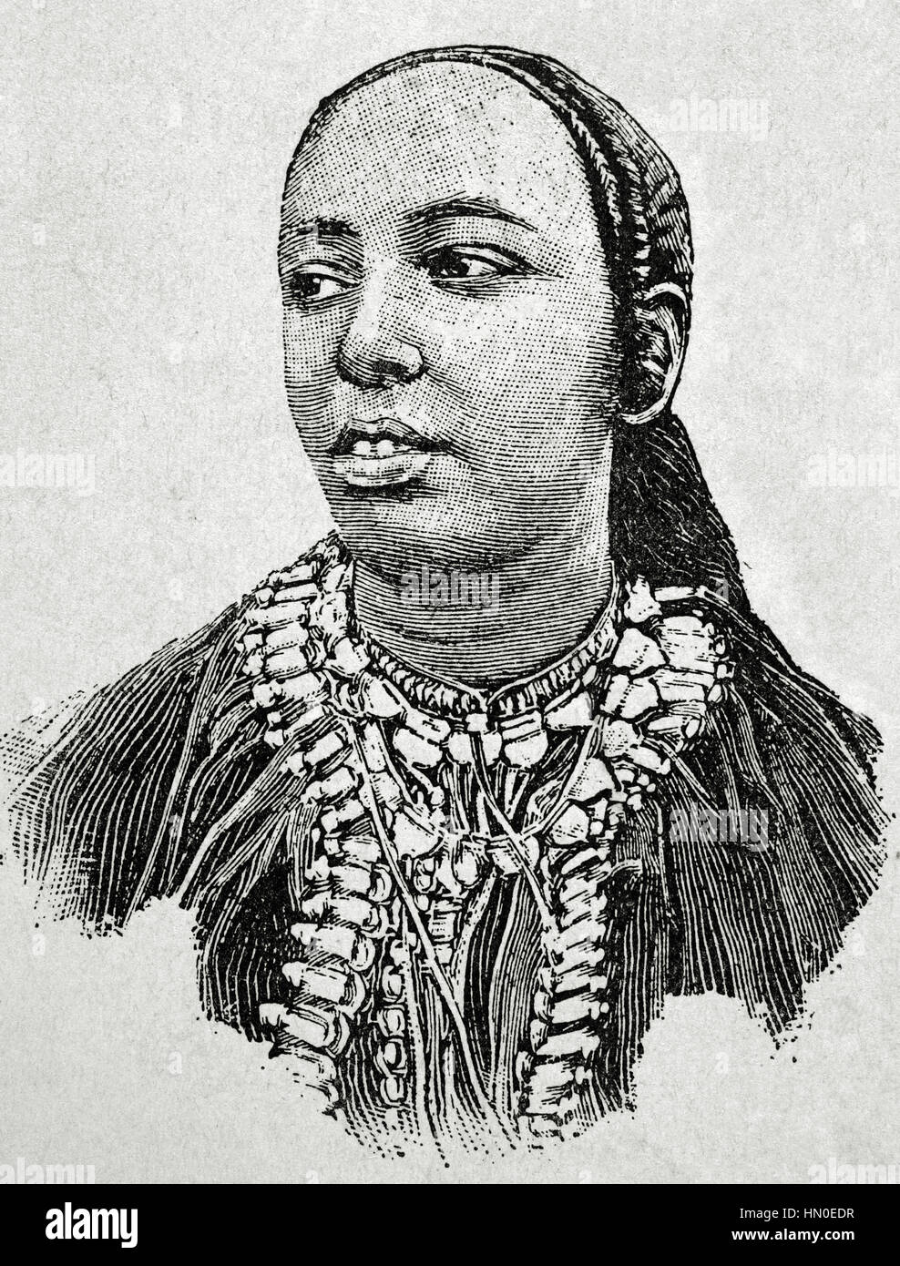 Taytu Betül (18511918). KaiserinGemahlin des äthiopischen Reiches (18891913) und die dritte