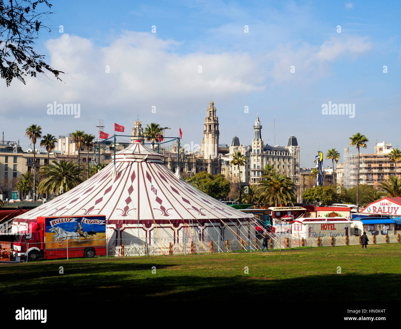 Raluy Vermächtnis Zirkus - Barcelona, Spanien Stockfoto