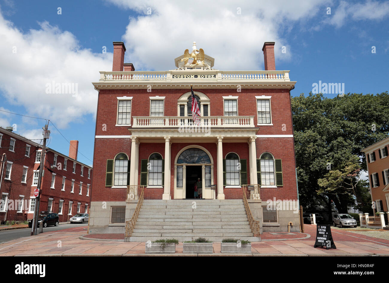 Zollhaus in Salem Maritime National Historic Site, Salem, Massachusetts, Vereinigte Staaten von Amerika. Stockfoto