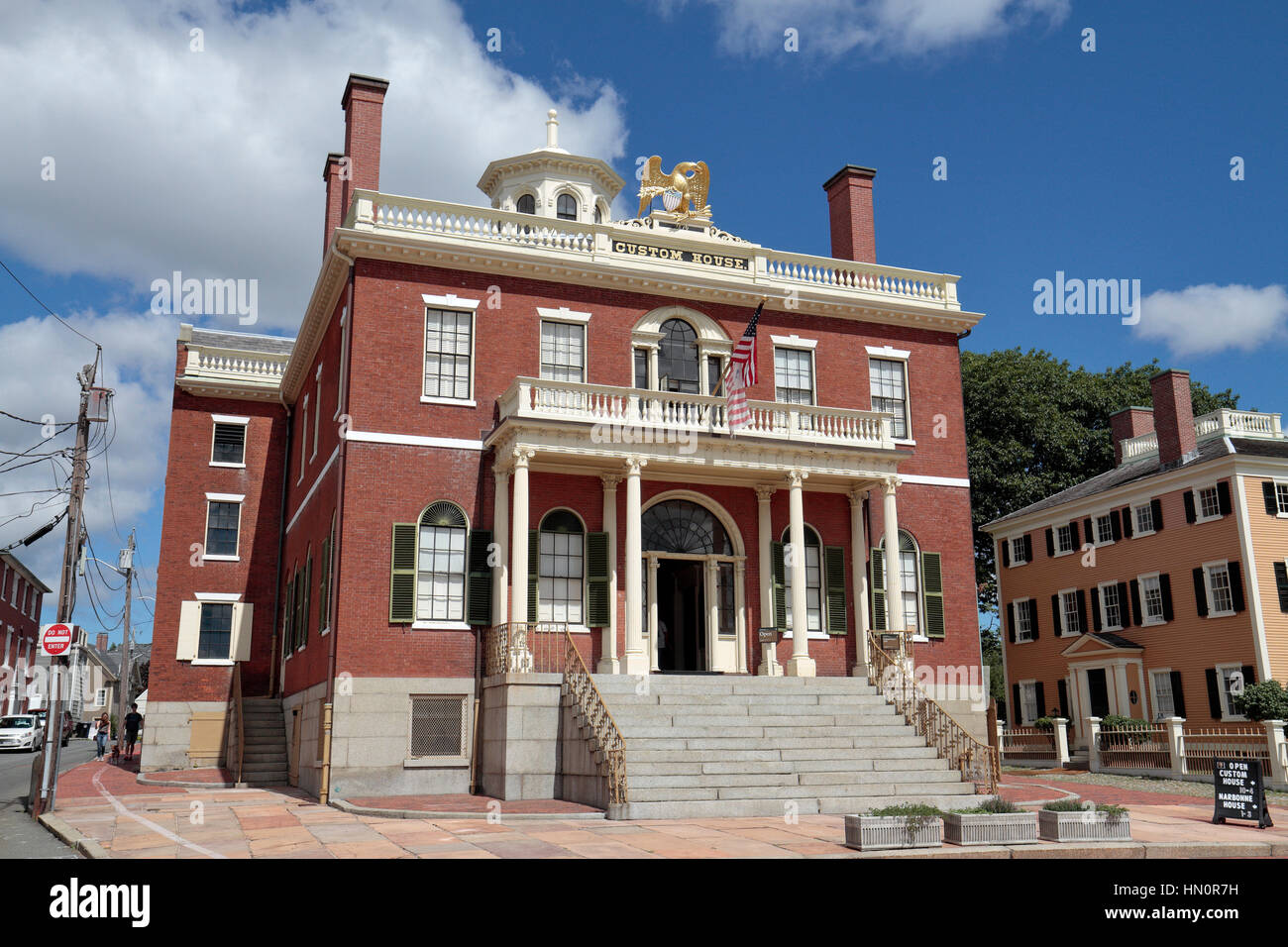 Zollhaus in Salem Maritime National Historic Site, Salem, Massachusetts, Vereinigte Staaten von Amerika. Stockfoto