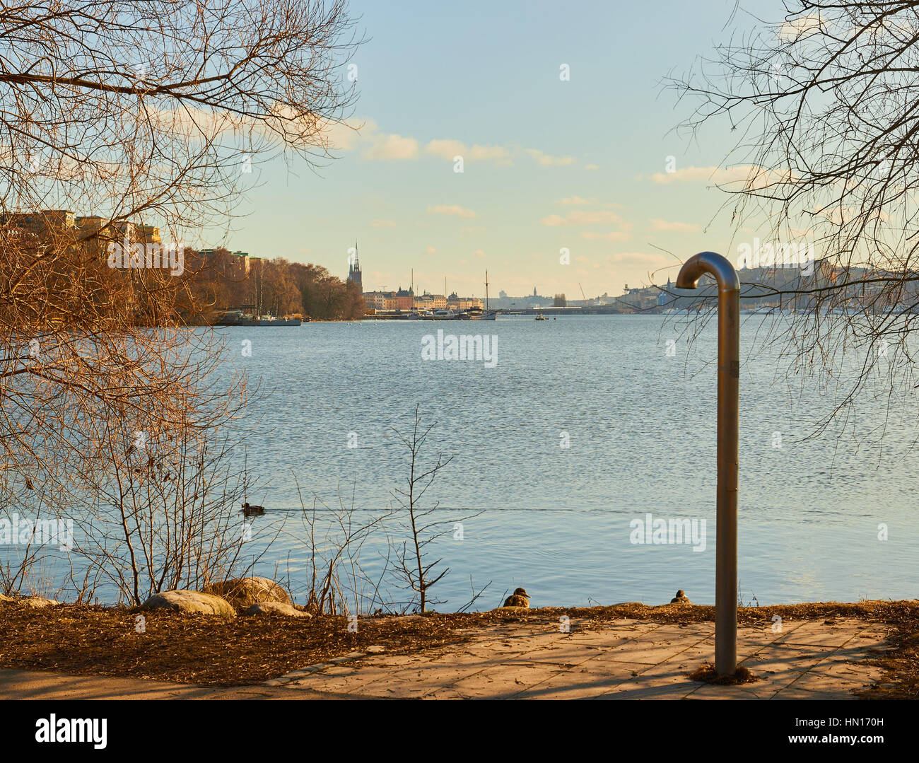 Blick vom Kungshomen nach zentrales Stockholm, Schweden, Skandinavien. Stockfoto