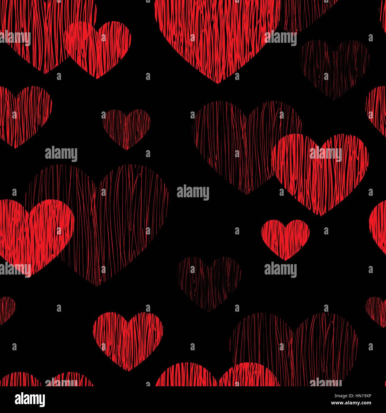 Liebe Herz Musterdesign. Happy Valentines Day Hintergrundbilder. Liebe ...