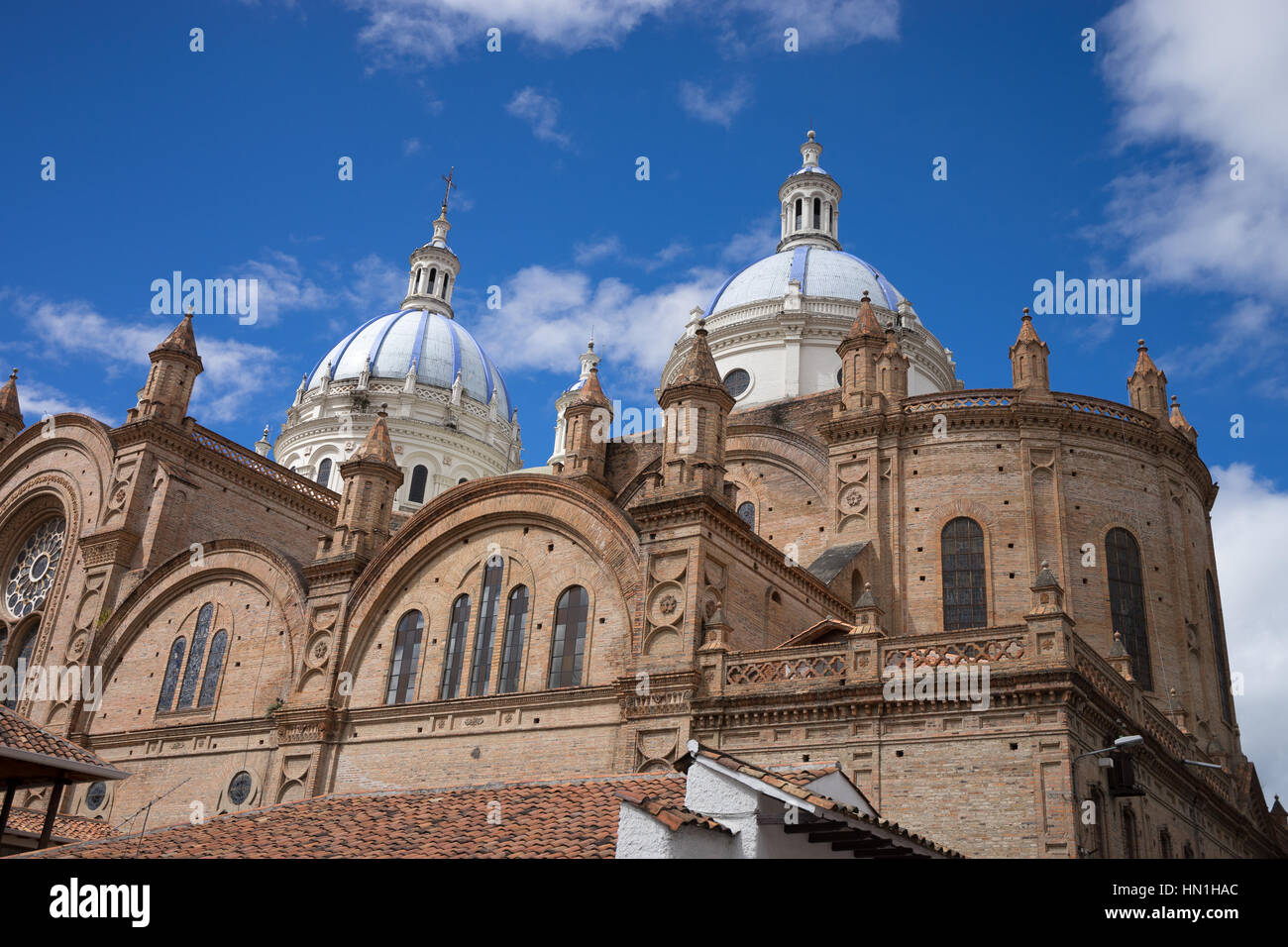 Cuenca, Südamerika, Architektur, bauen, Kathedrale, katholisch, Kapelle, christlich, Kirche, koloniale, Details, Ecuador, übertreffen Stockfoto