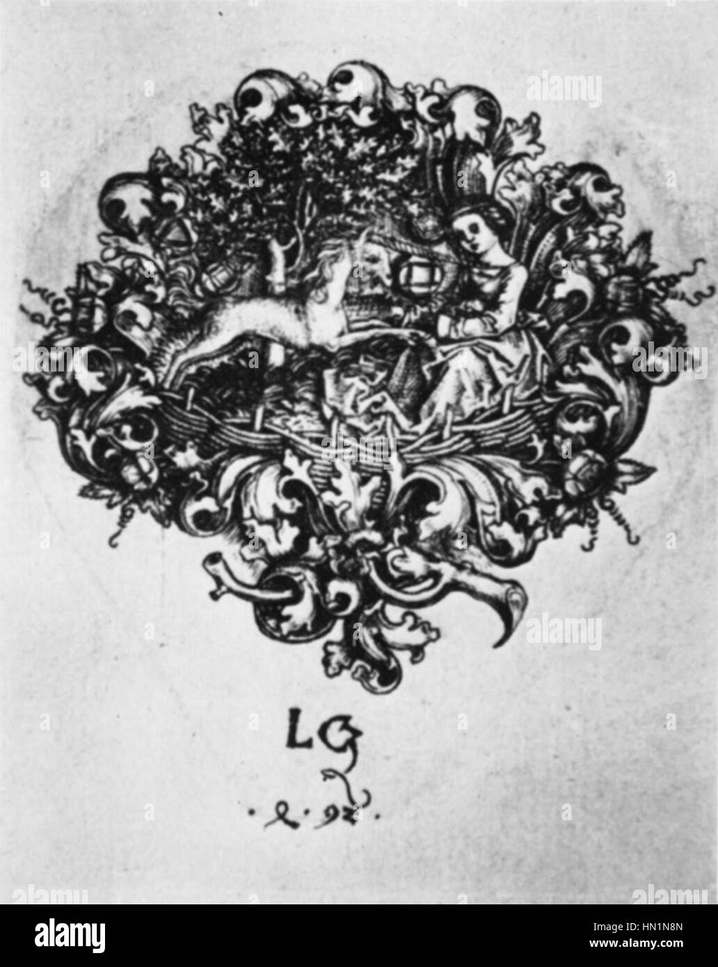 Medaillon-Meister LCZ Stockfoto