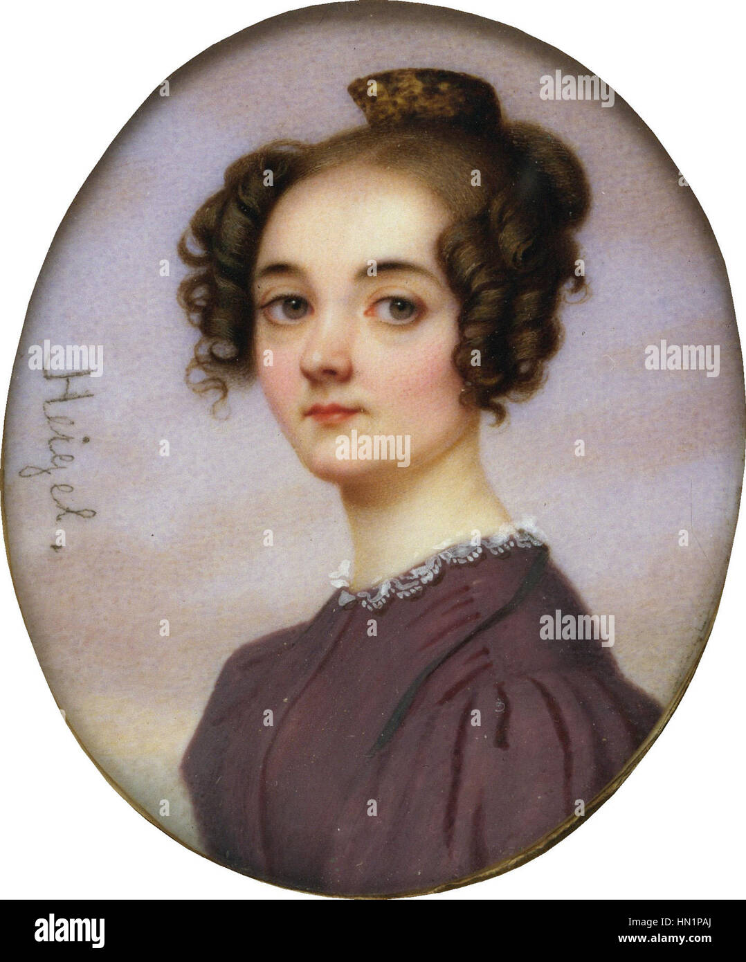 Lola Montez-Porträt von Josef Heigel vor 1840 Stockfoto