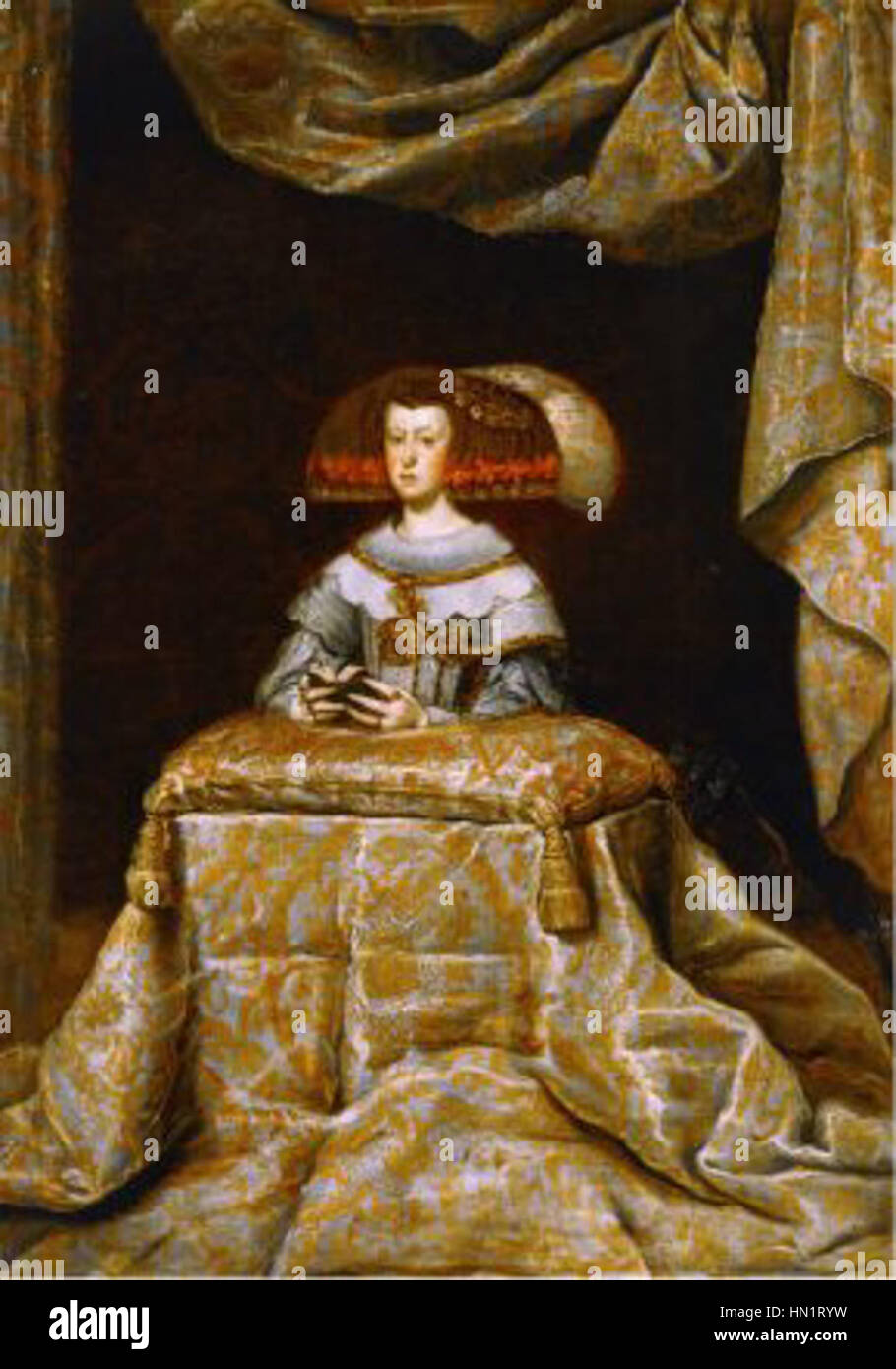 Maria Anna von Österreich zu beten Stockfoto