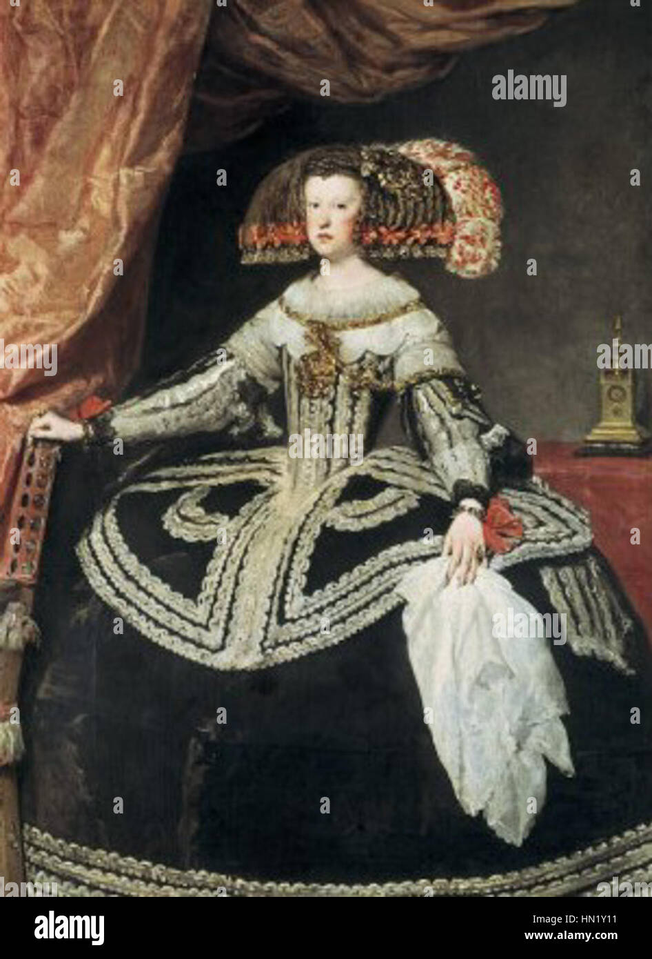 Maria Anna von Österreich Königin Stockfoto