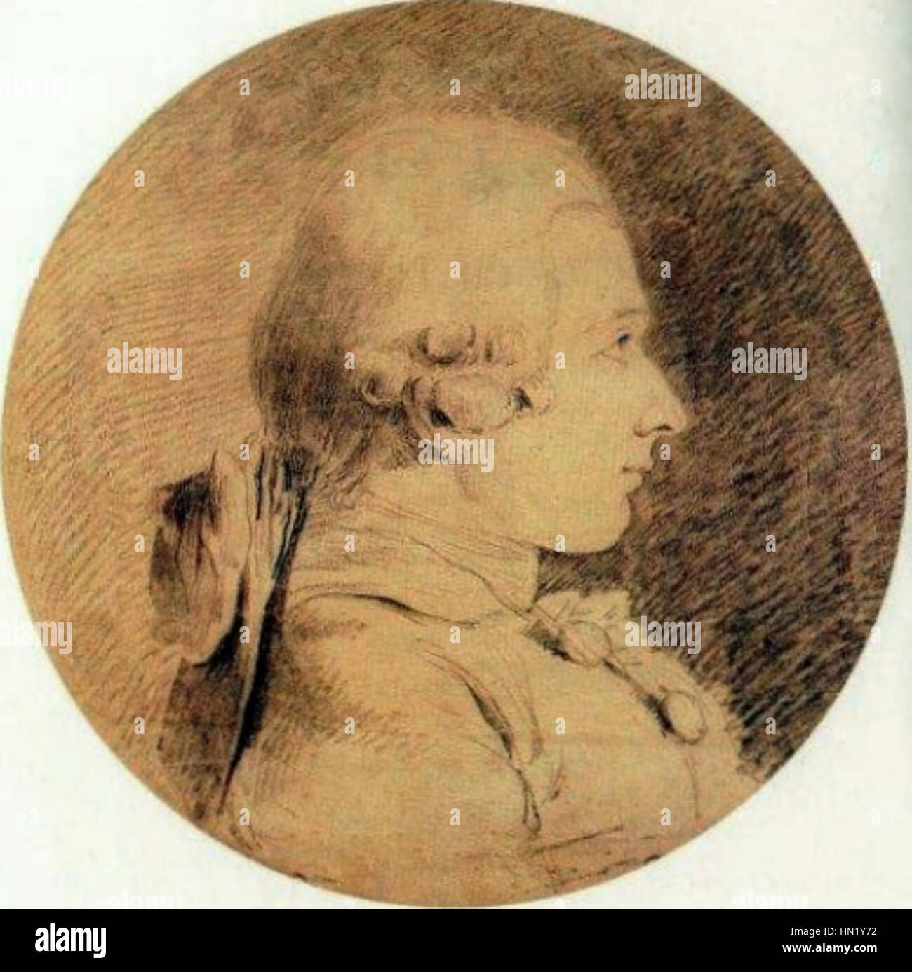 Marquis de Sade En 1760 Stockfoto