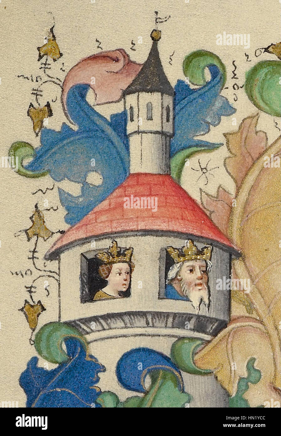 Meister von Guillebert de Mets (Flämisch, aktiv über 1410-1450) - Stundenbuch - Google Art Project Stockfoto