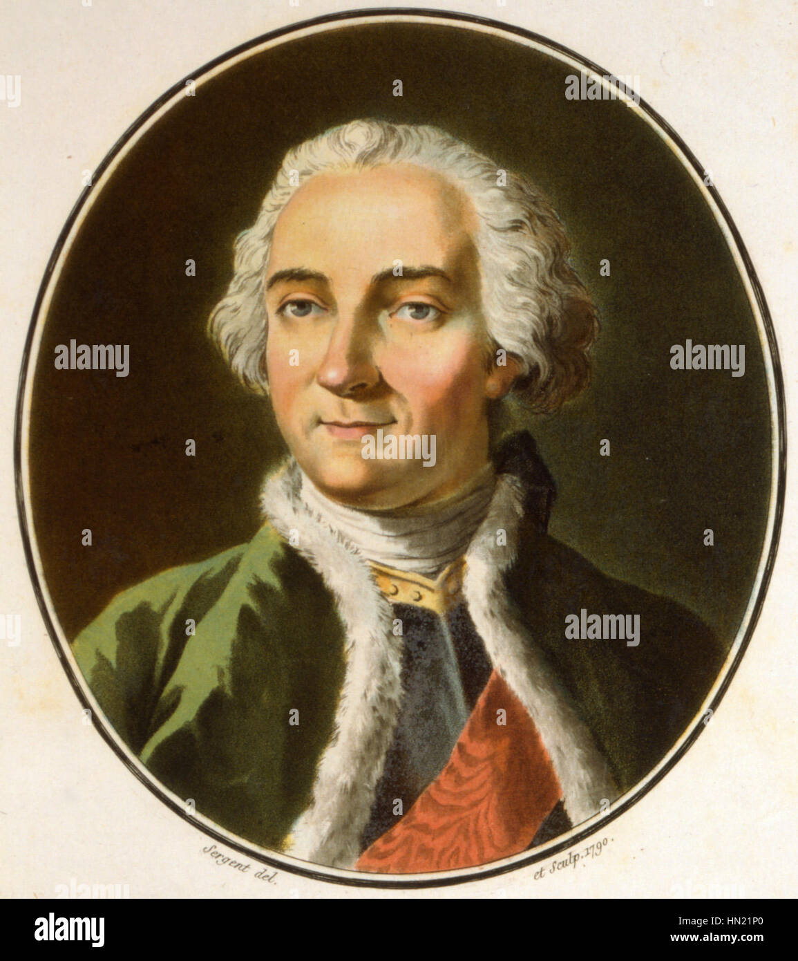 Louis-Joseph de Montcalm war ein französischer General im 18. Jahrhundert, der für seine Führung während des Siebenjährigen Krieges bekannt war. Sein Porträt zeigt seine Militärkleidung und die würde seiner Rolle in der Geschichte. Stockfoto Louis-Joseph de Montcalm war ein französischer General im 18. Jahrhundert, der für seine Führung während des Siebenjährigen Krieges bekannt war. Sein Porträt zeigt seine Militärkleidung und die würde seiner Rolle in der Geschichte. Stockfoto