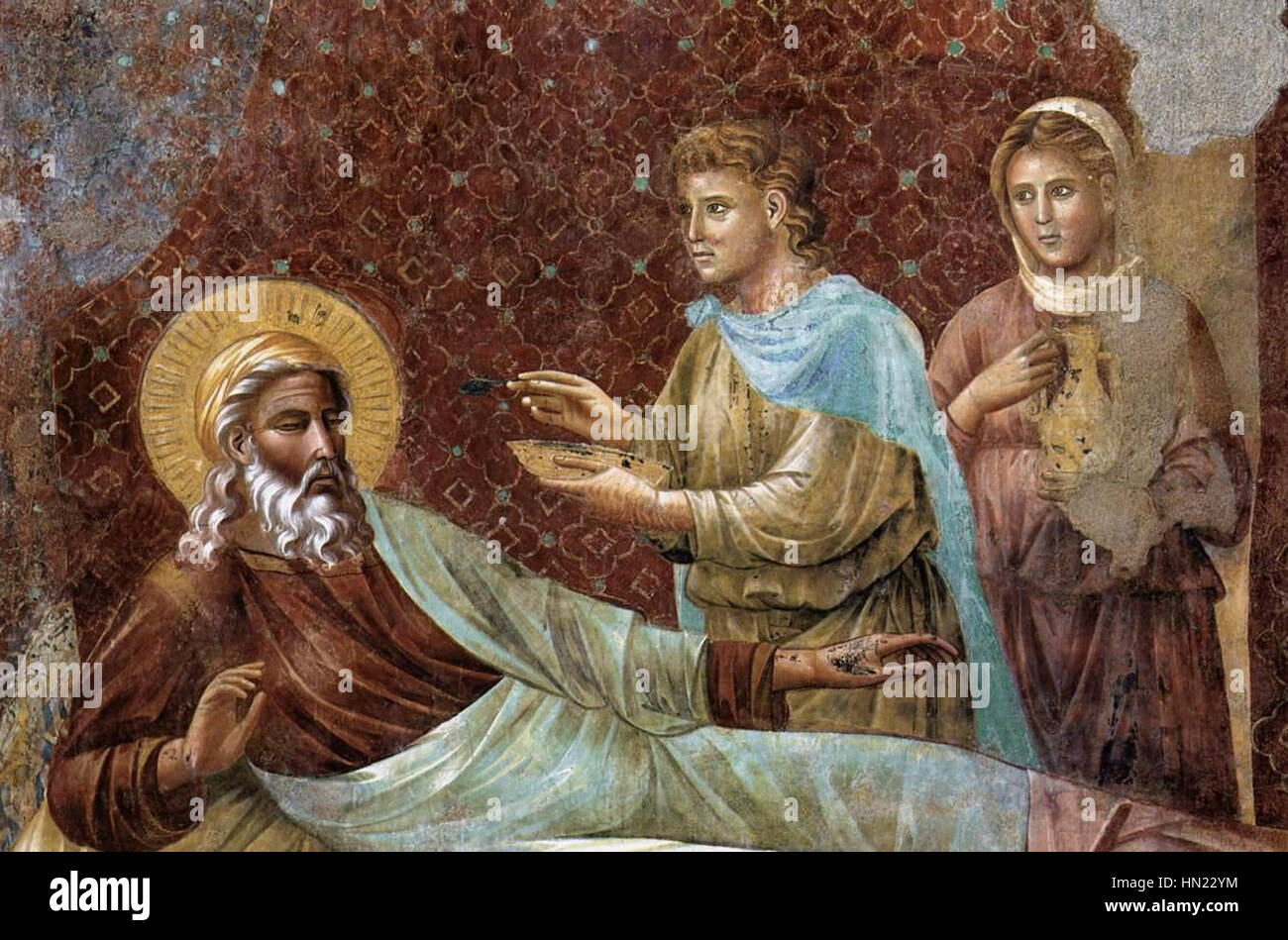 Meister der Isaac-Geschichten - Szenen aus dem alten Testament - Isaac Ablehnung Esau (Detail) - WGA14572 Stockfoto