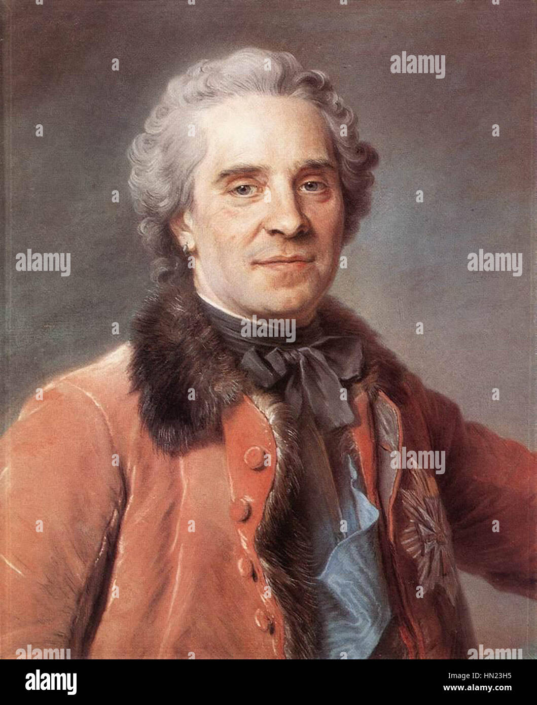 Maurice Quentin De La Tour - Maurice, Comte de Saxe, Marschall von Frankreich - WGA12352 Stockfoto