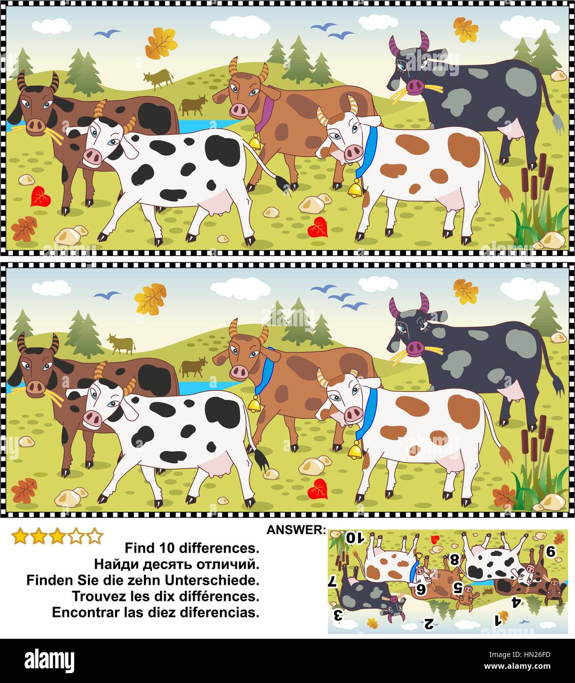 10 Unterschiede Stockfotos und -bilder Kaufen - Alamy