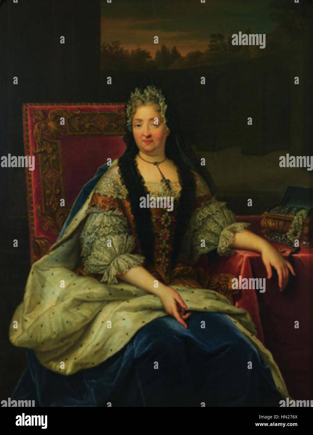 Mignard - Madame de Ventadour Stockfoto