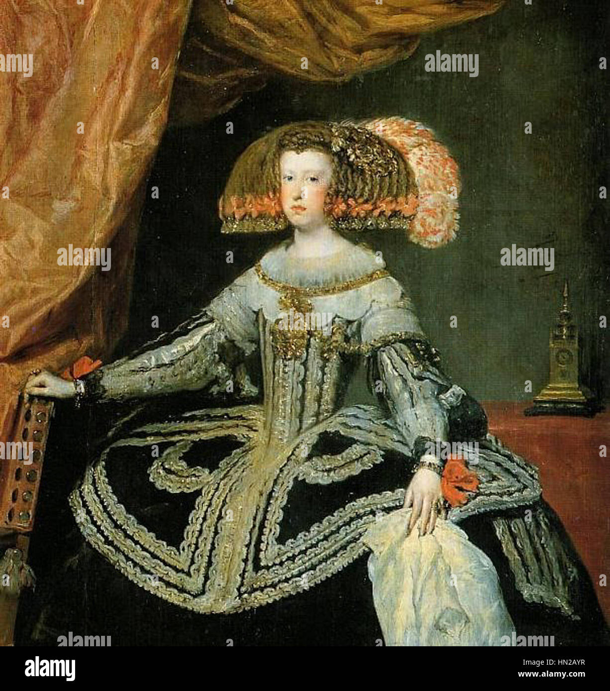 Maria Anna von Österreich, Königin von Spanien Stockfoto