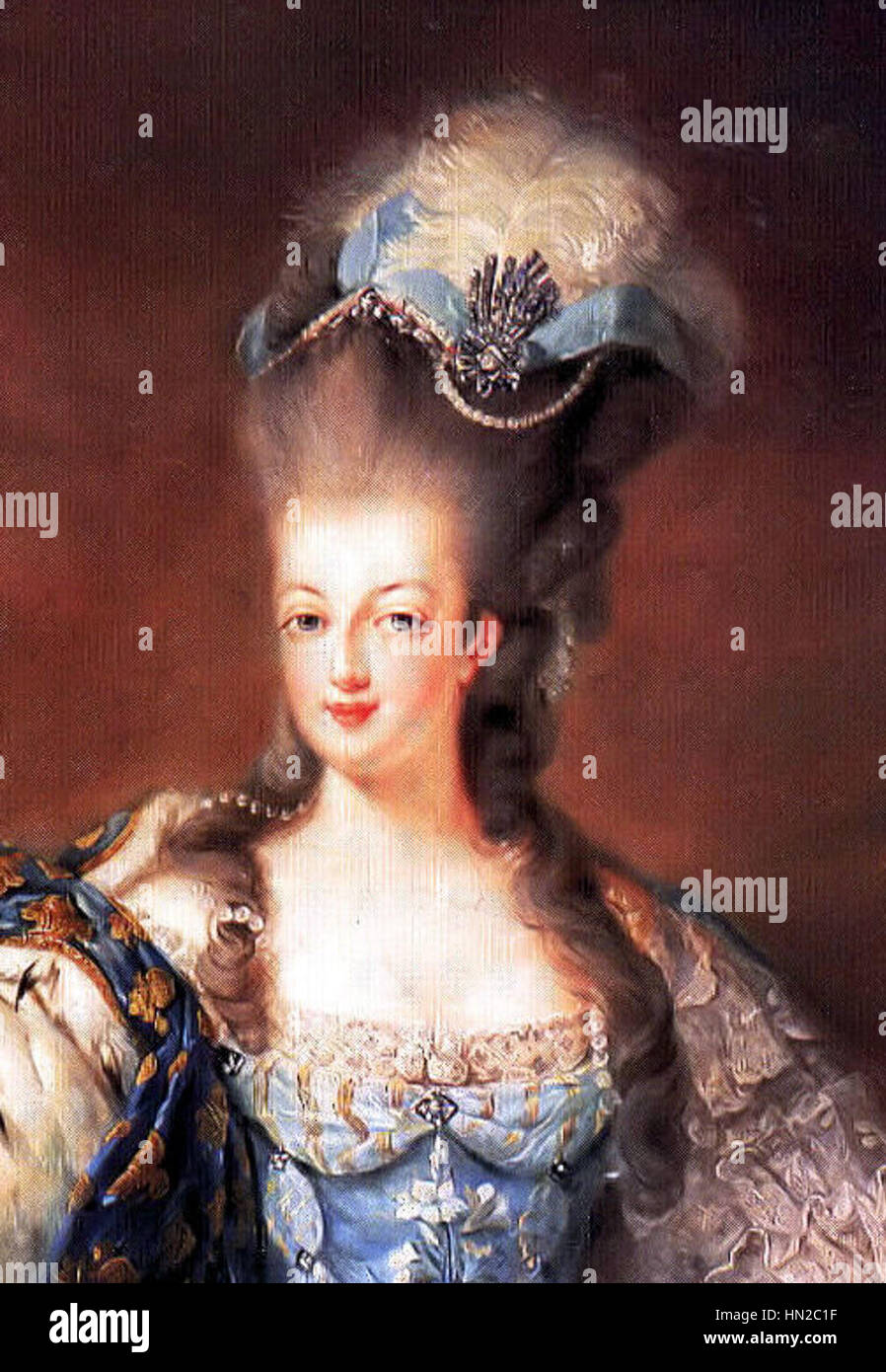Marie-Antoinette beschnitten Stockfoto