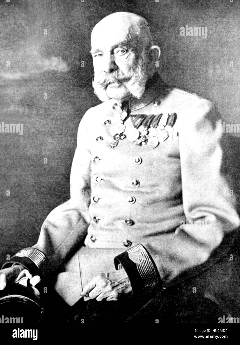 Franz Joseph 1. (1830-1916) Kaiser von Österreich (1848-1916) und König von Ungarn (1867-1916). 19. Jahrhundert-Österreich Stockfoto