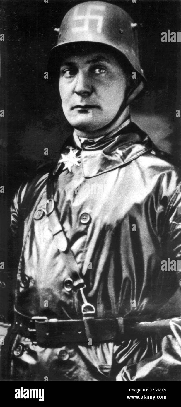 Hermann Goering, jung, in der Uniform eines S.A. Oberbefehlshaber 1922 - Deutschland Stockfoto
