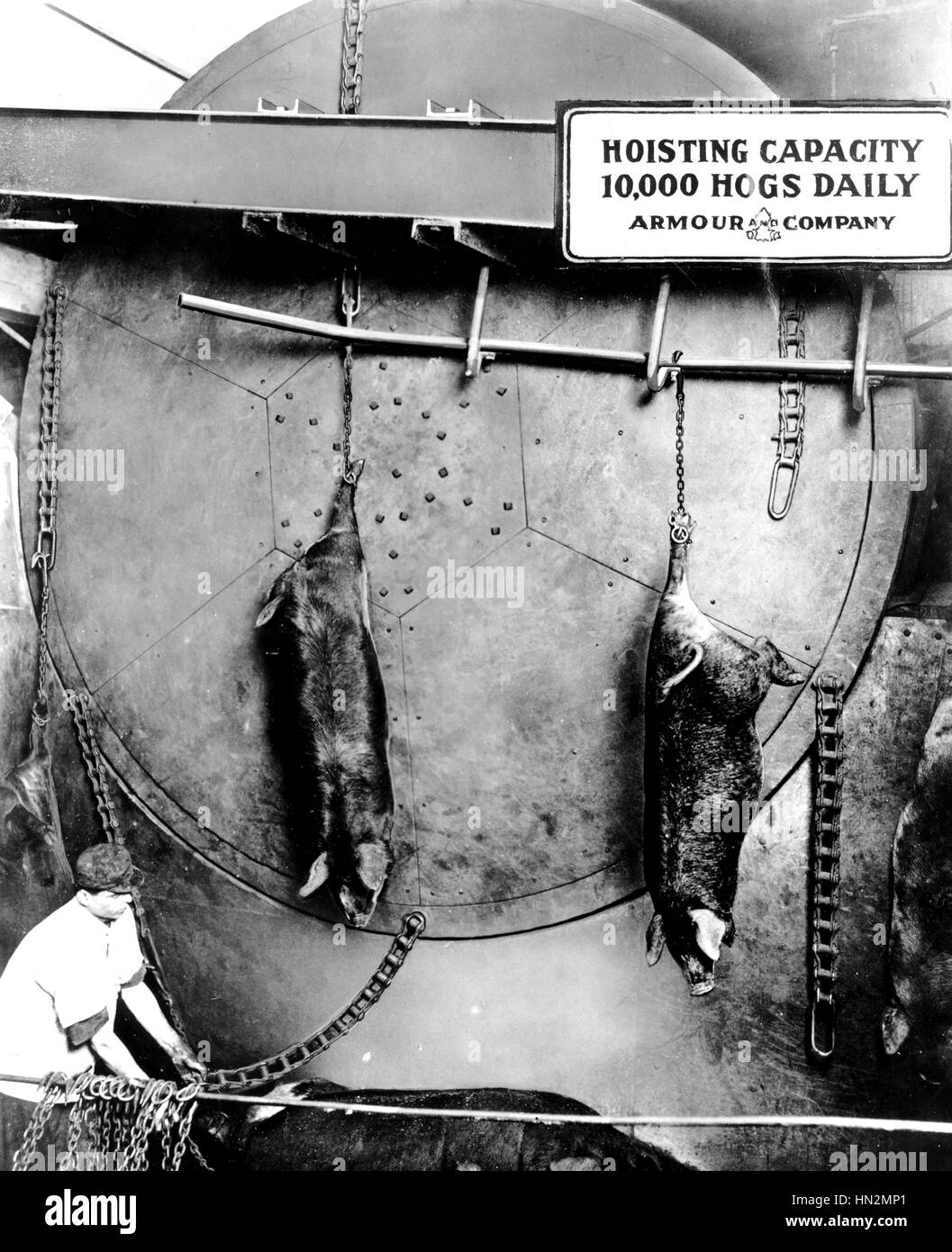 Chicago Rüstung und Company in Fortuny Straße: Wasser-Schweinefleisch Wurst 1917 USA Washington. Library of Congress Stockfoto